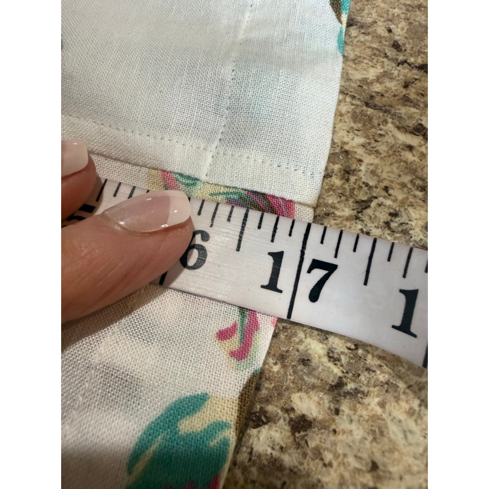 Women's Levi's White Floral Crop Top XS - Picture 7 of 10